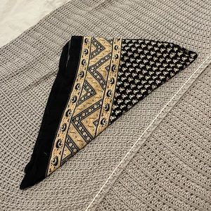 Free People Black and Gold Bandana
